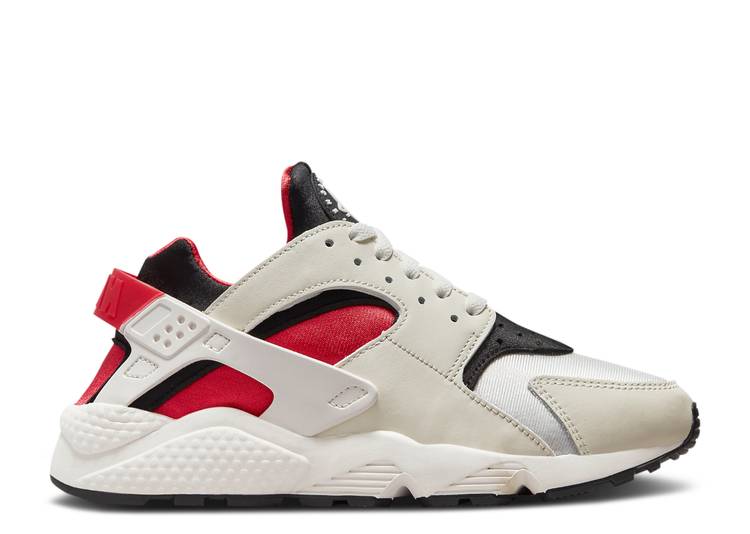 【 NIKE WMNS AIR HUARACHE \u0027SAIL BRED\u0027 / SAIL UNIVERSITY RED BLACK 】 ハラチ 赤 赤いこと 黒いこと 黒いこと スニーカー レディース ナイキ