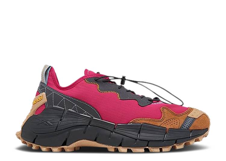 【 REEBOK FLINTSTONES MEET JETSONS X ZIG KINETICA 2 EDGE 'PURSUIT PINK' / PURSUIT PINK PURE GREY 8 BROWN 】 リーボック ジグ ピンク ピュア 灰色 グレー 茶色 ブラウン スニーカー メンズ