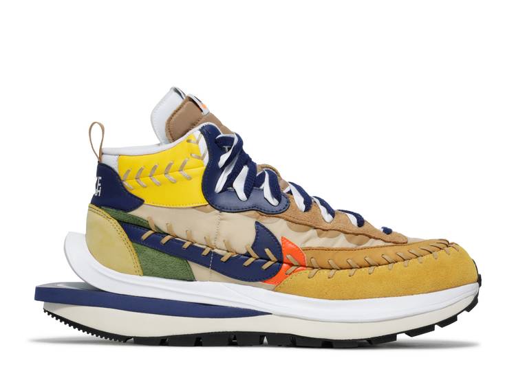 【 NIKE SACAI X JEAN PAUL GAULTIER VAPORWAFFLE ESAME / SESAME BLUE VOID WHITE 】 ポール 青色 ブルー 白色 ホワイト スニーカー メンズ ナイキ