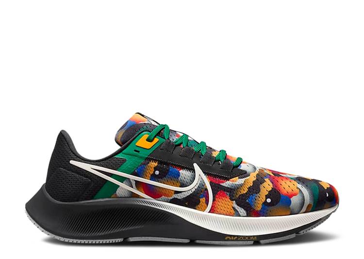【 NIKE AIR ZOOM PEGASUS 38 JORDAN MOSS \u0027ALWAYS, ALL WAYS\u0027 / MULTI COLOR BLACK MALACHITE 】 望遠レンズ ペガサス 黒いこと 黒いこと 望遠レンズペガサス \u0027ALWAYS スニーカー メンズ ナイキ