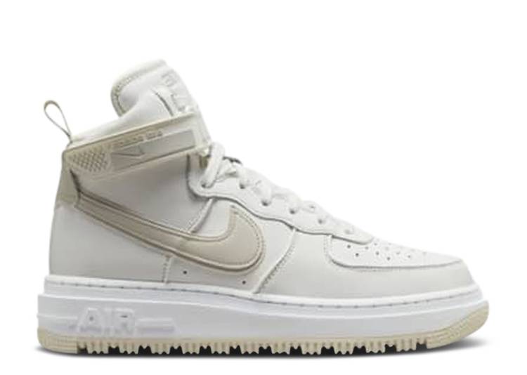 【 NIKE AIR FORCE 1 HIGH \u0027SUMMIT WHITE LIGHT BONE\u0027 / SUMMIT WHITE WHITE LIGHT BONE 】 ご機嫌 白いこと 白いこと 空軍 スニーカー メンズ ナイキ