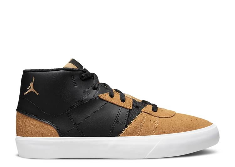 【 AIR JORDAN JORDAN SERIES.03 MID \u0027ELEMENTAL GOLD\u0027 / BLACK WHITE ELEMENTAL GOLD 】 ナイキ ミッド 黒いこと 黒いこと 白いこと 白いこと ゴールド エアジョーダン スニーカー メンズ