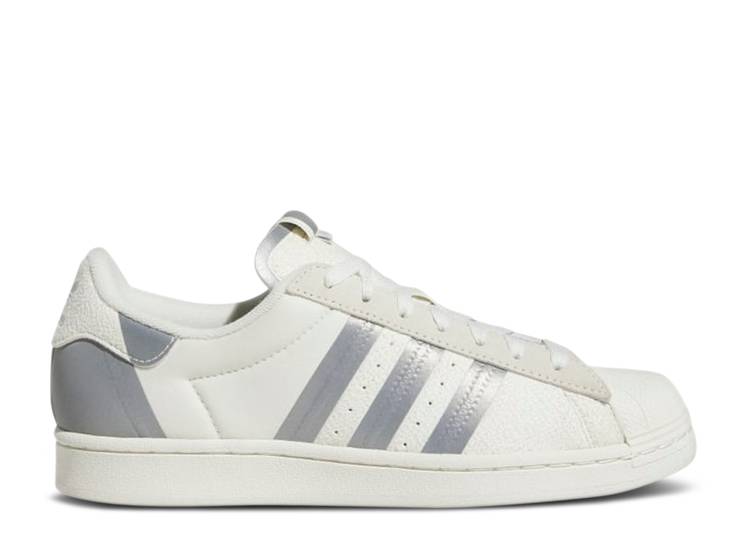 【 ADIDAS SUPERSTAR 'WHITE TINT SILVER METALLIC' / WHITE TINT CLOUD WHITE SILVER 】 アディダス スーパースター 銀色 シルバー 白色 ホワイト スニーカー メンズ｜スニケス