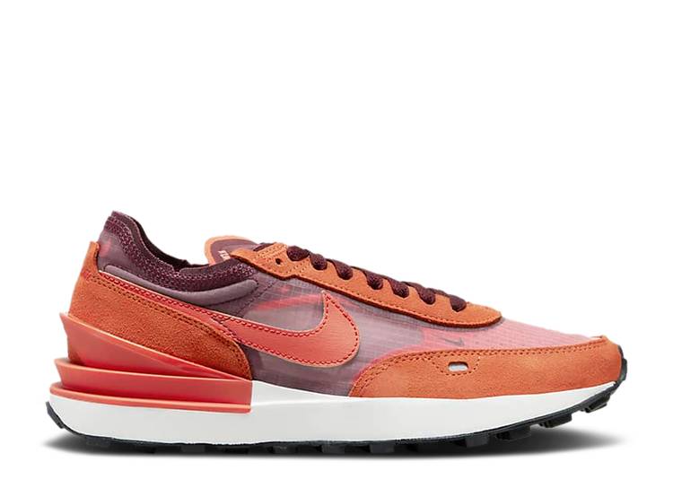 【 NIKE WMNS WAFFLE ONE 'DARK BEETROOT SPORT SPICE' / DARK BEETROOT SPORT SPICE BLACK 】 ワッフル 黒色 ブラック スニーカー レディース ナイキ