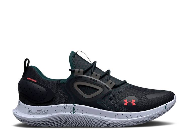【 UNDER ARMOUR FLOW VELOCITI MVMNT BLACK BATIK / BLACK BATIK 】 フローレス 黒色 ブラック アンダーアーマー スニーカー メンズ