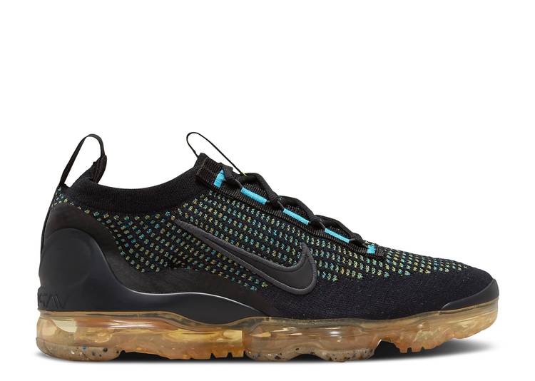 【 NIKE AIR VAPORMAX 2021 FLYKNIT \u0027POLLEN CHLORINE BLUE\u0027 / MULTI COLOR POLLEN CHLORINE BLUE 】 飛球編み物 青味 青み エアヴェイパーマックス スニーカー メンズ ナイキ