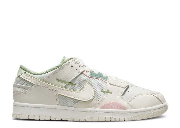 【 NIKE DUNK SCRAP SE \u0027GREY HAZE OIL GREEN\u0027 / GREY HAZE PHANTOM LIGHT BONE OIL 】 ダンク 薄墨色 薄墨色 スニーカー メンズ ナイキ