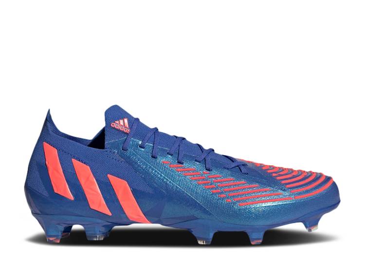 【 ADIDAS PREDATOR EDGE.1 LOW FG \u0027HI-RES BLUE TURBO\u0027 / HI RES BLUE TURBO HI RES BLUE 】 アディダス プレデター 青味 青み ターボ \u0027HIRES スニーカー メンズ