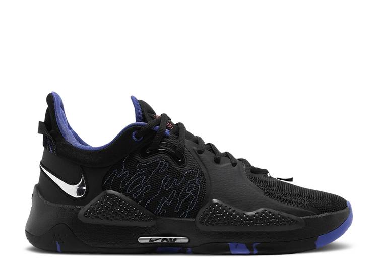 【 NIKE PG 5 EP CLIPPERS AWAY / BLACK LAPIS BRIGHT CRIMSON METAL 】 黒色 ブラック クリムゾン メタル スニーカー メンズ ナイキ