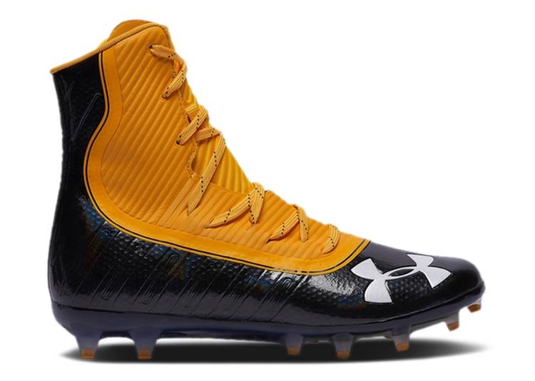 【 UNDER ARMOUR HIGHLIGHT MC 'STEELTOWN GOLD BLACK' / BLACK STEELTOWN GOLD 】 ハイライト ゴールド 黒色 ブラック アンダーアーマー スニーカー メンズ|スニケス