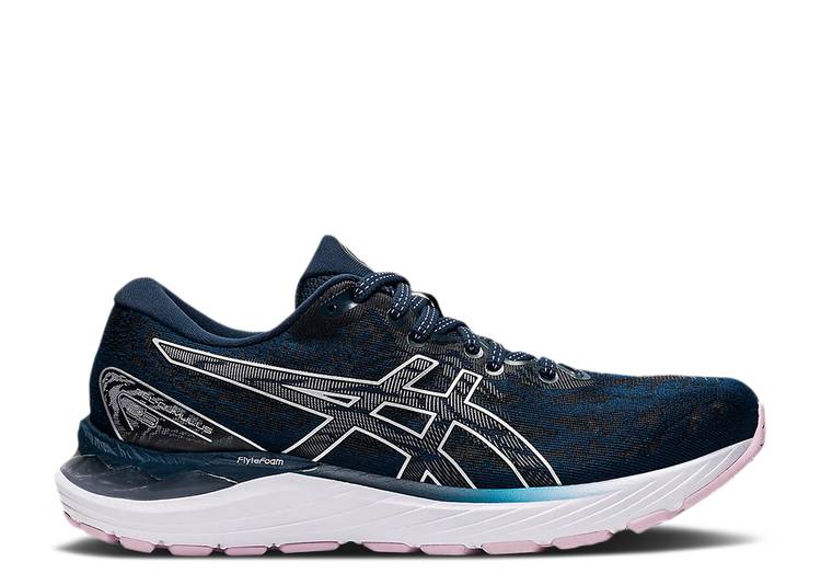 【 ASICS WMNS GEL CUMULUS 23 \u0027FRENCH BLUE\u0027 / FRENCH BLUE PURE SILVER 】 青味 青味 純然たる しろがね色 しろがね色 スニーカー レディース アシックス