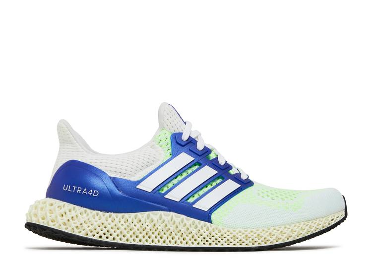 【 ADIDAS ULTRA 4D WHITE SONIC INK / CLOUD WHITE CLOUD WHITE SONIC 】 アディダス ウルトラ 白色 ホワイト スニーカー メンズ