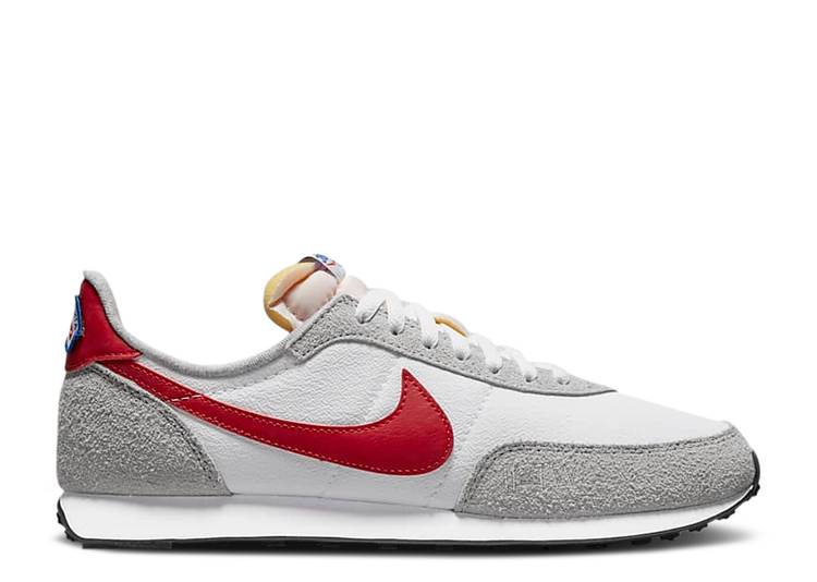 【 NIKE WAFFLE TRAINER 2 'WHITE LIGHT SMOKE GREY GYM RED' / WHITE LIGHT SMOKE GREY HYPER 】 ワッフル トレーナー 灰色 グレー 白色 ホワイト スニーカー メンズ ナイキ｜スニケス
