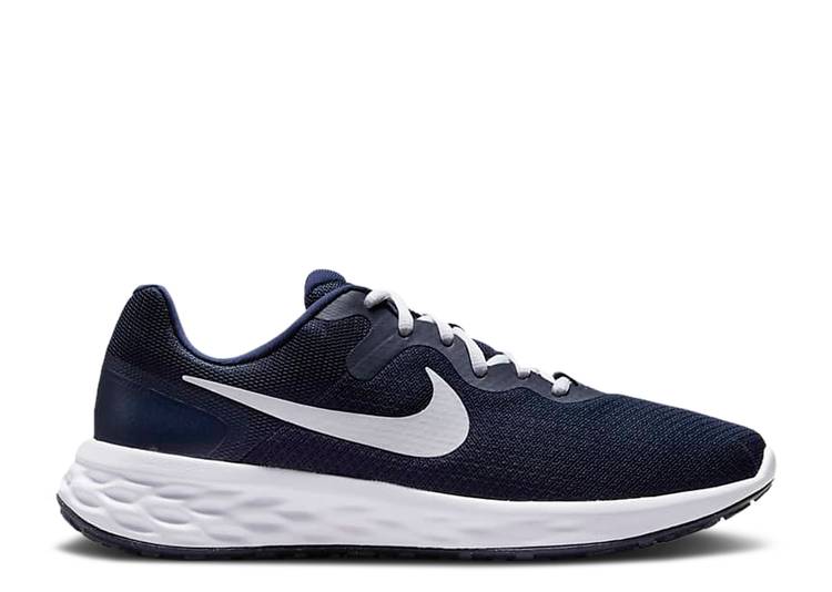 【 NIKE REVOLUTION 6 NEXT NATURE 'MIDNIGHT NAVY' / MIDNIGHT NAVY OBSIDIAN ASHEN 】 レボリューション 紺色 ネイビー スニーカー メンズ ナイキ｜スニケス