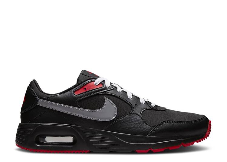 【 NIKE AIR MAX SC 'BLACK SPORT RED' / BLACK SPORT RED WHITE METALLIC 】 マックス 黒色 ブラック 赤 レッド 白色 ホワイト エアマックス スニーカー メンズ ナイキ|スニケス
