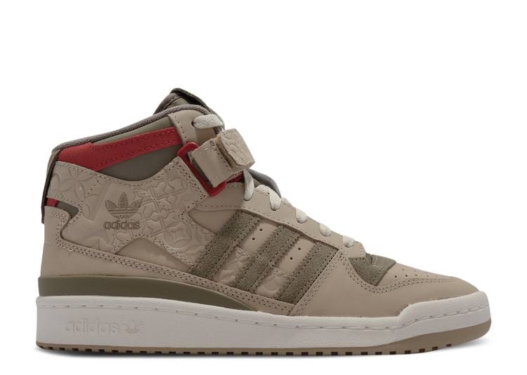 【 ADIDAS FORUM MID \u0027CHINESE NEW YEAR\u0027 / SAVANNA ORBIT GREEN ALTERED 】 アディダス 討論会 ミッド 緑 緑であること スニーカー メンズ