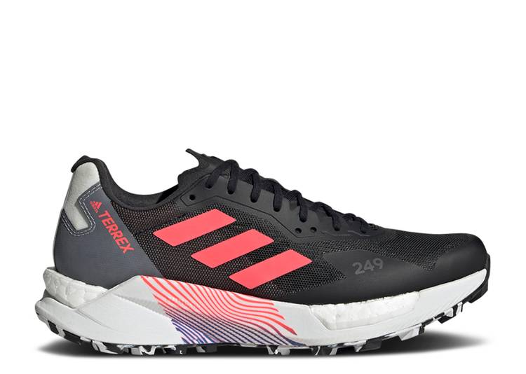 【 ADIDAS WMNS TERREX AGRAVIC ULTRA TRAIL 'BLACK TURBO' / CORE BLACK TURBO CRYSTAL WHITE 】 アディダス ウルトラ コア 黒色 ブラック ターボ 白色 ホワイト スニーカー レディース｜スニケス
