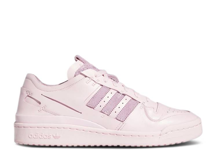 【 ADIDAS FORUM 84 LOW MINIMALIST ICONS - CLEAR PINK / CLEAR PINK CLEAR PINK CLEAR PINK 】 アディダス フォーラム ピンク スニーカー メンズ