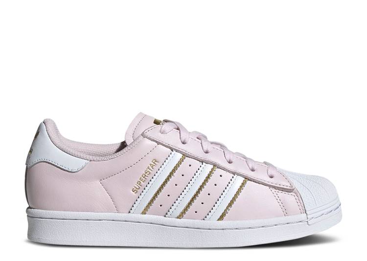 【 ADIDAS WMNS SUPERSTAR ALMOST PINK / CLOUD WHITE ALMOST PINK GOLD 】 アディダス スーパースター 白色 ホワイト ピンク ゴールド スニーカー レディース