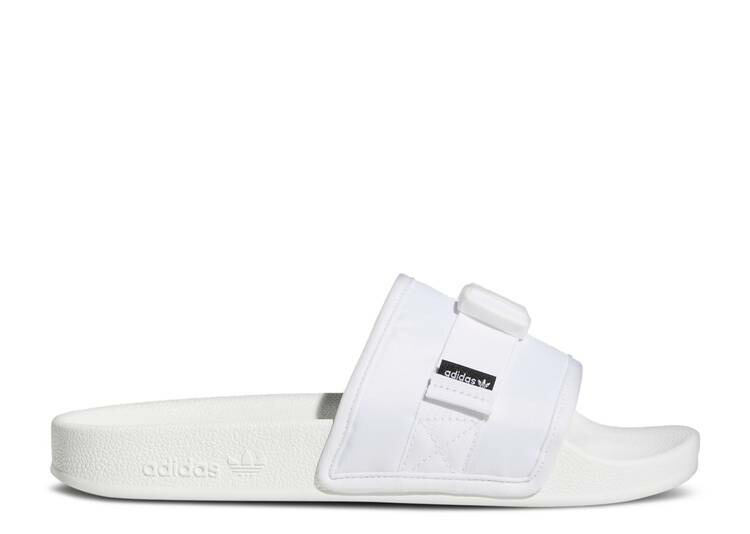 【 ADIDAS WMNS ADILETTE SLIDES 'WHITE' / CLOUD WHITE CLOUD WHITE CORE 】 アディダス アディレッタ 白色 ホワイト コア スニーカー レディース