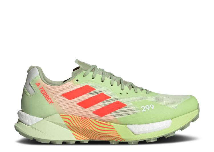 【 ADIDAS TERREX AGRAVIC ULTRA TRAIL 'ALMOST LIME TURBO' / ALMOST LIME TURBO CLOUD WHITE 】 アディダス ウルトラ ライム ターボ 白色 ホワイト スニーカー メンズ