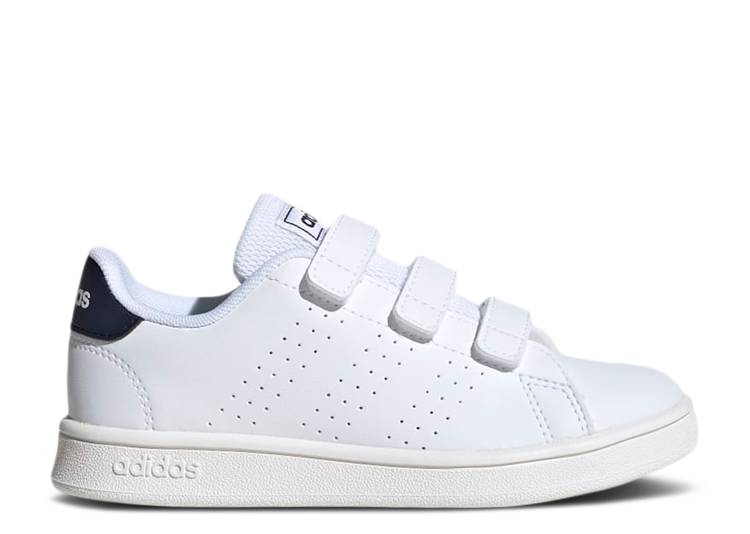 【 ADIDAS ADVANTAGE J 'WHITE LEGEND INK' / CLOUD WHITE LEGEND INK CLOUD 】 アディダス レジェンド 白色 ホワイト ジュニア キッズ ベビー マタニティ スニーカー