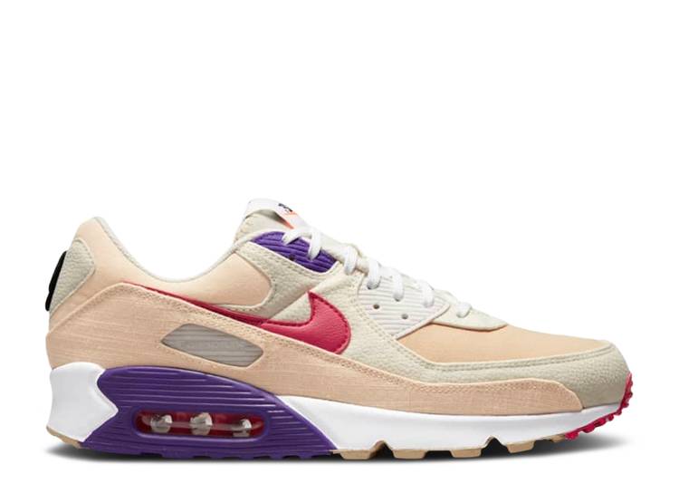 【 NIKE AIR MAX 90 \u0027AIR SPRUNG\u0027 / SESAME COCONUT MILK PHANTOM RUSH 】 マックス 混雑時 エア湖マックス スニーカー メンズ ナイキ