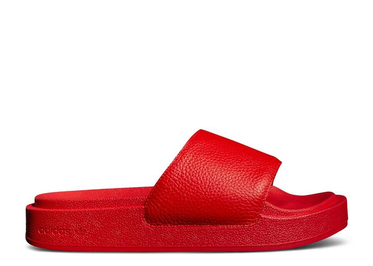 【 ADIDAS IVY PARK X SLIDES \u0027IVY HEART\u0027 / RED RED PYRITE 】 アディダス 運動場 赤 赤いこと スニーカー メンズ