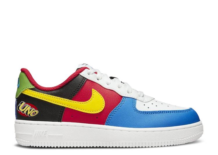 【 NIKE UNO X AIR FORCE 1 LOW '50TH ANNIVERSARY' / WHITE YELLOW ZEST UNIVERSITY RED 】 白色 ホワイト 黄色 イエロー 赤 レッド エアフォース スニーカー メンズ ナイキ