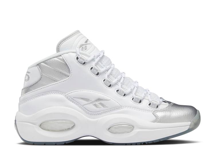 【 REEBOK QUESTION MID \u002725TH ANNIVERSARY\u0027 / FOOTWEAR WHITE FOOTWEAR WHITE 】 リーボック 問い合わせ ミッド 白いこと 白いこと クエスチョンミッド スニーカー メンズ スニーカー-メンズ靴-靴
