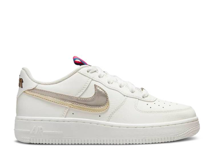 【 NIKE AIR FORCE 1 LV8 GS 'OFF NOIR SUMMIT WHITE' / OFF NOIR SUMMIT WHITE PINK PRIME 】 白色 ホワイト ピンク エアフォース ジュニア キッズ ベビー マタニティ スニーカー ナイキ 20,054円