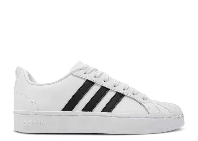 【 ADIDAS WMNS STREETCHECK CLOUDFOAM COURT LOW 'WHITE BLACK' / FOOTWEAR WHITE CORE BLACK 】 アディダス コート 白色 ホワイト コア 黒色 ブラック スニーカー レディース|スニケス