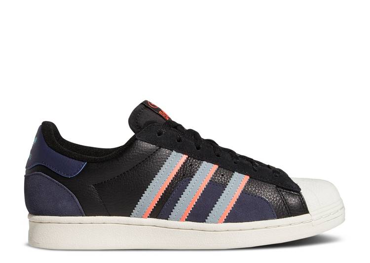 【 ADIDAS SUPERSTAR \u0027BLACK MAGIC GREY\u0027 / CORE BLACK MAGIC GREY TURBO 】 アディダス はやりっ子 神通力 中核グループ 黒いこと 黒いこと 薄墨色 薄墨色 ターボ スニーカー メンズ 靴-メンズ靴