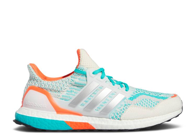 【 ADIDAS ULTRABOOST 5.0 DNA 'WHITE MINT RUSH' / CHALK WHITE SILVER METALLIC MINT 】 アディダス 白色 ホワイト 銀色 シルバー スニーカー メンズ
