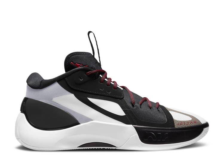 【 AIR JORDAN JORDAN ZOOM SEPARATE PF 'BLACK SKY GREY' / BLACK WHITE SKY GREY GYM RED 】 ナイキ ズーム スカイ 黒色 ブラック 白色 ホワイト 灰色 グレー 赤 レッド エアジョーダン スニーカー メンズ｜スニケス