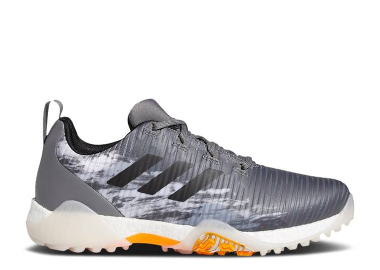 【 ADIDAS CODECHAOS 'GREY ORANGE RUSH' / GREY FOUR CORE BLACK ORANGE RUSH 】 アディダス 橙 オレンジ 灰色 グレー コア 黒色 ブラック ラッシュ スニーカー メンズ