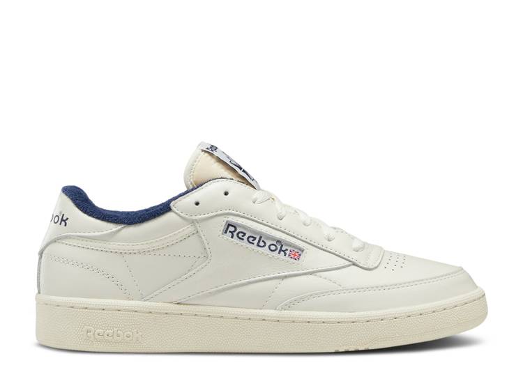 【 REEBOK CLUB C 85 VINTAGE 'CHALK VECTOR NAVY' / CHALK ALABASTER VECTOR NAVY 】 リーボック クラブ ビンテージ ヴィンテージ 紺色 ネイビー スニーカー メンズ