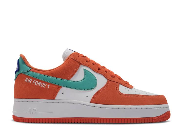 【 NIKE AIR FORCE 1 '07 LV8 'ATHLETIC CLUB - RUSH ORANGE WASHED TEAL' / RUSH ORANGE WASHED TEAL WHITE 】 クラブ ラッシュ 橙 オレンジ 白色 ホワイト エアフォース スニーカー メンズ ナイキ｜スニケス