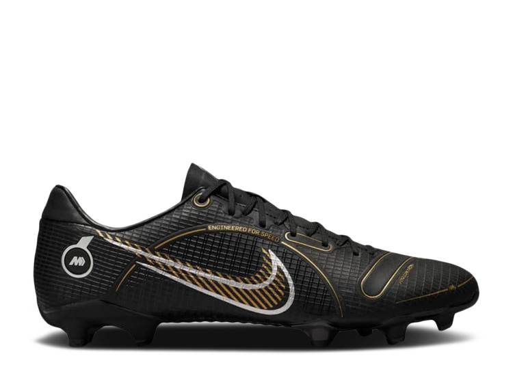 【 NIKE MERCURIAL VAPOR 14 ACADEMY MG \u0027BLACK METALLIC GOLD\u0027 / BLACK METALLIC SILVER MEDIUM ASH 】 翰林院 黒いこと 黒いこと しろがね色 しろがね色 スニーカー メンズ ナイキ