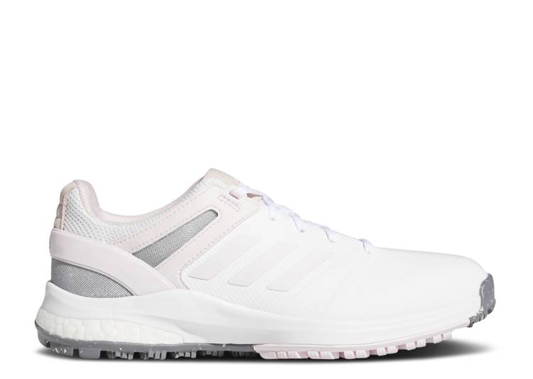 【 ADIDAS WMNS EQT SPIKELESS GOLF 'WHITE ALMOST PINK' / CLOUD WHITE ALMOST PINK GREY 】 アディダス ゴルフ 白色 ホワイト ピンク 灰色 グレー スニーカー レディース