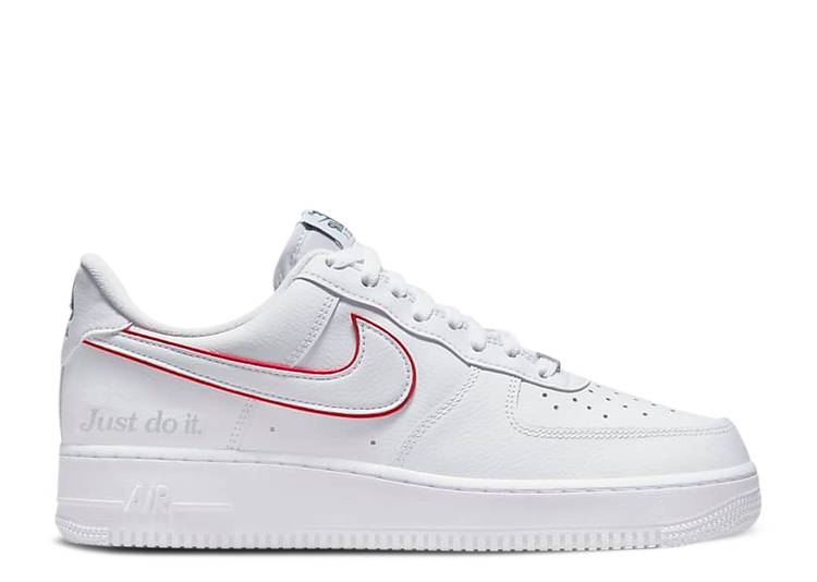 【 NIKE AIR FORCE 1 JUST DO IT / WHITE NOBLE GREEN METALLIC 】 白色 ホワイト 緑 グリーン エアフォース スニーカー メンズ ナイキ