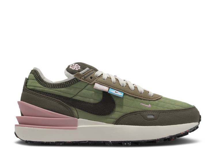 【 NIKE WMNS WAFFLE ONE NN 'TOASTY - OIL GREEN' / OIL GREEN SEQUOIA SAIL 】 ワッフル 緑 グリーン スニーカー レディース ナイキ