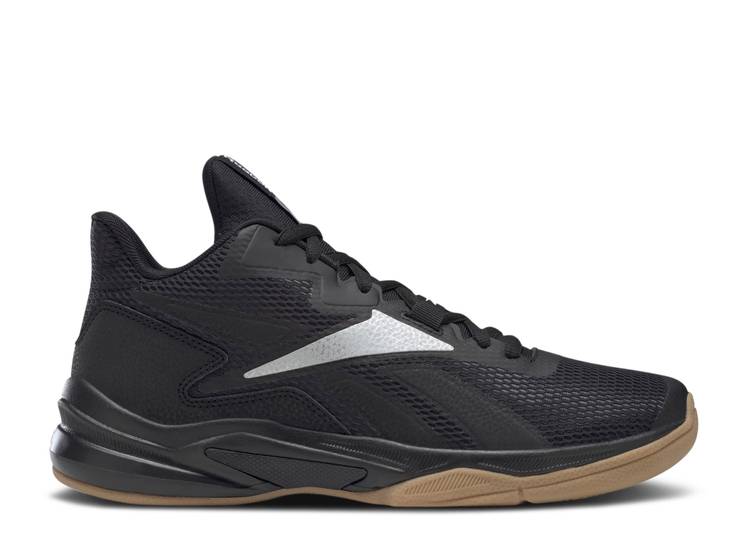 【 REEBOK MORE BUCKETS BLACK WHITE / BLACK SILVER METALLIC FOOTWEAR 】 リーボック 黒色 ブラック 銀色 シルバー スニーカー メンズ