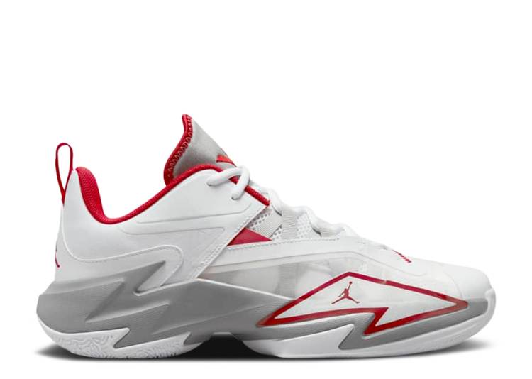 【 AIR JORDAN JORDAN ONE TAKE 3 'WHITE GYM RED' / WHITE LIGHT SMOKE GREY GYM RED 】 ナイキ 白色 ホワイト 灰色 グレー 赤 レッド エアジョーダン スニーカー メンズ