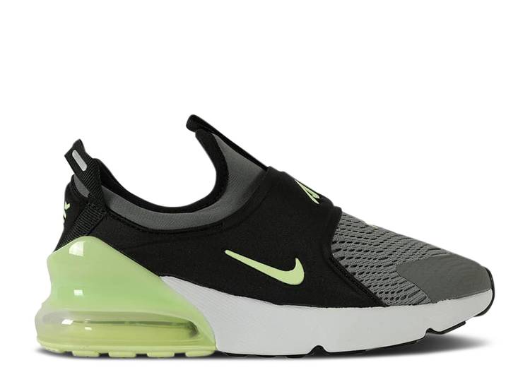 【 NIKE AIR MAX 270 EXTREME PS 'SMOKE GREY VOLT' / SMOKE GREY BLACK WHITE BARELY 】 マックス 灰色 グレー 黒色 ブラック 白色 ホワイト エアマックス ジュニア キッズ ベビー マタニティ スニーカー ナイキ