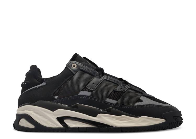 【 ADIDAS NITEBALL 'CARBON' / CARBON CORE BLACK ECRU TINT 】 アディダス カーボン コア 黒色 ブラック スニーカー メンズ