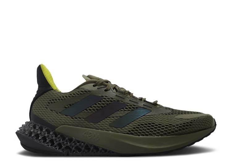 【 ADIDAS 4DFWD PULSE 'FOCUS OLIVE' / FOCUS OLIVE CORE BLACK CARBON 】 アディダス オリーブ コア 黒色 ブラック カーボン スニーカー メンズ｜スニケス