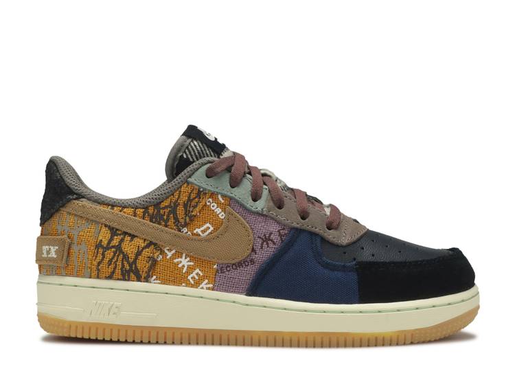 【 NIKE TRAVIS SCOTT X AIR FORCE 1 LOW PS 'CACTUS JACK' / 1 18 20 】 トラヴィススコット エアフォース 'カクタスジャック' ジュニア キッズ ベビー マタニティ スニーカー ナイキ|スニケス