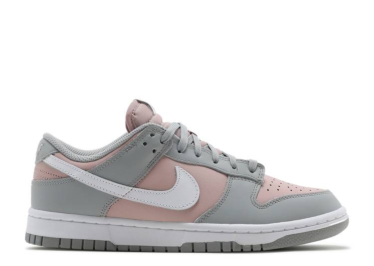 【 NIKE WMNS DUNK LOW \u0027SOFT GREY PINK\u0027 / 8 25 21 】 ダンク 薄墨色 薄墨色 ダンクロー スニーカー レディース ナイキ