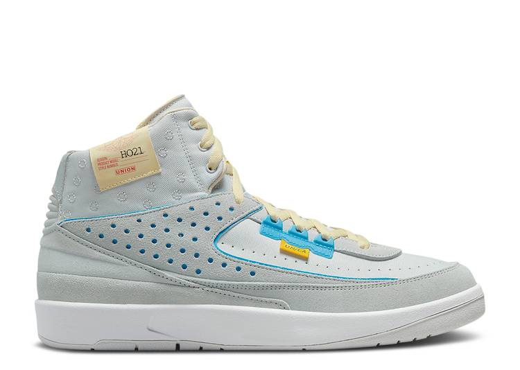 【 AIR JORDAN UNION LA X JORDAN 2 RETRO SP 'GREY FOG' / GREY FOG SIREN RED LIGHT SMOKE 】 ナイキ ユニオン ロサンゼルス 灰色 グレー 赤 レッド エアジョーダン スニーカー メンズ|スニケス
